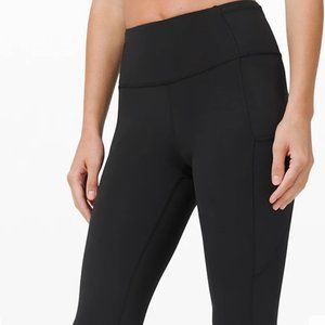 Lululemon Fast and Free Crop II 19" Non-Reflective